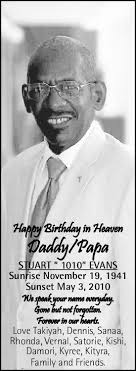 Stuart Evans Obituary (2014)