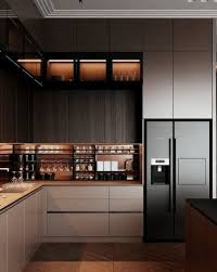 20 Dark And Elegant Kitchen Decoration Ideas Eweddingmag Com Kitchen Room Design Kitchen Inspiration Design Contemporary Kitchen Design