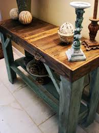 Handmade Trendy Sofa Entry Table Made From Reclaimed Pallets Join The Pallet Furniture Trend Reclaimed Wood Furniture Pallet Furniture Pallet
