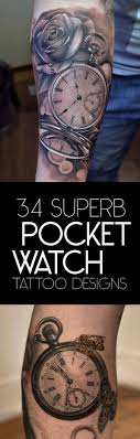 This pocket watch is in a heart shaped design. 34 Superb Pocket Watch Tattoo Designs Tattooblend