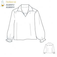 Patrons en pdf à télécharger. Patron L Enfant Roi Chemise Alban