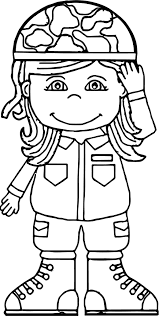 Coloring pages for boys of real soldiers, toy army men, real sniper rifles, rank insignia, sailors, pilots cat coloring page online coloring pages coloring pages to print printable coloring pages coloring for kids coloring pages for kids. Cool Soldier Girl Coloring Page Coloring Pages For Girls Coloring Pages For Kids Veterans Day Coloring Page