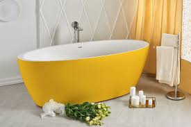 creating a youthfully yellow bathroom