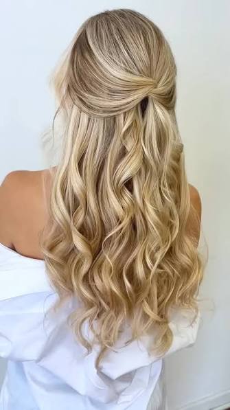 Easy Bridal Half Up Half Down