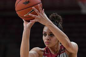 Arkansas razorbacks guard chelsea dungee (#33) and forward/center kiara williams (#10) celebrate with guard malica monk (#3) after she hits of course she does. Wholehogsports 35 Pounds Lighter Dungee Making A Difference For Arkansas