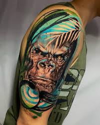 25 Incredible Gorilla Tattoo Ideas for Men in 2024