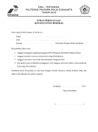 Contoh surat pernyataan kesanggupan untuk berbagai keperluan. Surat Pernyataan