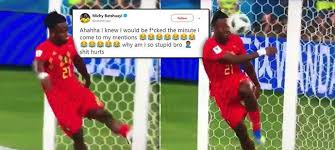Maybe you would like to learn more about one of these? Ms In Football Face Ball Celebration Is A Hit From Ms Batshuayi Asked Why Am I So Stupid