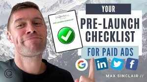 A Pre-Launch Check List For Paid Ads [Everything you NEED]