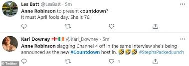 Anne robinson is the new host of channel 4's countdowncredit: New Countdown Host Anne Robinson Quips There S No Time For A Facelift Aktuelle Boulevard Nachrichten Und Fotogalerien Zu Stars Sternchen