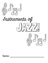 Download a free preview or high quality adobe illustrator ai, eps, pdf and high resolution jpeg versions. Instruments Of Jazz Coloring Book By The Mindful Music Room Tpt