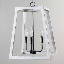 Glass pendant light room ceiling lights kitchen lamp white chandelier lighting. White Metal Open Architecture Pendant Light Kirklands