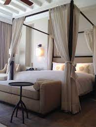 Their distinguished framework made of four connected posts, resulting in a prominent height. Canopied Bed At Four Seasons Marrakech Home Bedroom Canopy Bedroom Home Decor