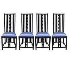 Four Charles Rennie Mackintosh Chairs 1stdibs Com Charles Rennie Mackintosh Mackintosh Furniture Charles Rennie Mackintosh Designs