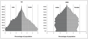 What to expect at the pyramids in australia? Population Pyramids Australia 1901 And 2009 Download Scientific Diagram