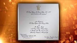 Uk have this week learned that they will be amongst the 2,640 people at windsor castle for prince harry and ms. First Look At Meghan Markle And Prince Harry S Wedding Invitation Youtube