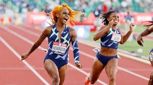 She has since been disqualified for failing a drugs test. Sha Carri Richardson Celebrates 100 Meter Dash Win In Fierce Style Gma