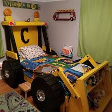Construction Truck Bed Plans Pdf Format Twin Size Diy Etsy Bed Plans Kids Bedroom Decor Minimalist Kids Room