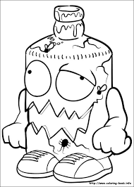 The Trash Pack Coloring Picture Monsters Shopkin Coloring Pages Trash Pack Et Coloring Books