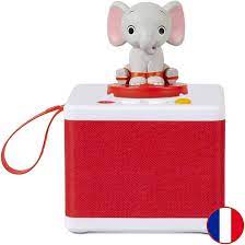 FABA Contatore di storie bianco – Contatore per bambini, altoparlante audio  con personaggi Sonore ELE l