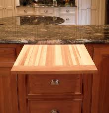 You can use any wood you want, in any dimensions, but you should have at least 1 thickness. Built In Cutting Board Houzz