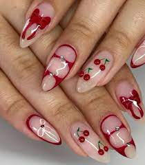 Cherry Nail Design | TikTok