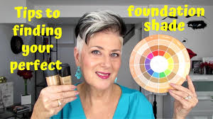 Makeup, skin care, perfume, looks, gifts How To Find Your Perfect Foundation Shade Like A Pro Over 50 Youtube
