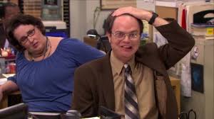 All Work And No Play Makes Jack A Dull Boy Gif All Work And No Play Makes Michael A Dull Boy The Office Dwight The Office Tv Quotes