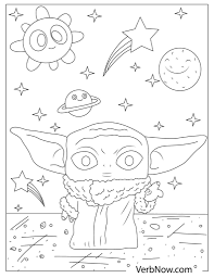 The mandalorian isn't the only breakout star of disney's star wars spinoff series. Free Yoda Coloring Pages For Download Printable Pdf