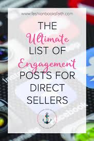 If You Are A Direct Seller Who Runs A Community Group Engagement Is An Important Part Of Yo Engagement Marketing Facebook Engagement Posts Facebook Engagement