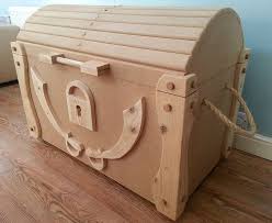 Found It At Wayfair Pirate Style Wooden Treasure Chest In Brown Toy Box Plans Wood Toys Plans Wooden Toy Boxes