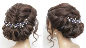 It does not look quite formal, fits in the perfect bracket of informal, and has the sophisticated and edgy look. Twisted Updo With Low Bun Easy Bridal Hairstyle For Long Hair Youtube