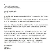 Sample Character Reference Letter To Judge Letter To Judge Personal Reference Letter Reference Letter