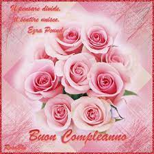 Buon Compleanno Gif Card E Scritte Animate E Non Happy Birthday Grafica Gif E Card Fiori Rosa Auguri Di Buon Compleanno Buon Compleanno