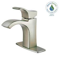 100 Pfister Venturi Single Hole Single Handle Bathroom Faucet In Brushed Nickel Single Handle Bathroom Faucet Bathroom Faucets Single Hole Bathroom Faucet