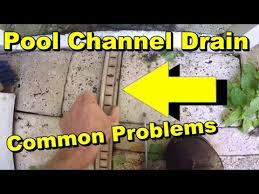 Pool Patio Drain Problems Channel Drain Youtube