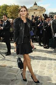 Streetstyle Leather Jacket Dress Black Dress Fashion