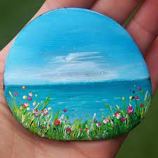 50 Awesome Rock Painting Ideas Step By Step Instructions On Rock Painting Rock Painting Designs Painted Rocks Diy Rock Crafts