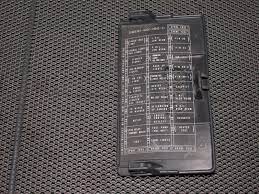 To know what fuse number controls which parts one more diagram is provided 96 97 98 99 00 Honda Civic Oem Interior Fuse Box Cover Honda Civic Fuse Box Cover Fuse Box
