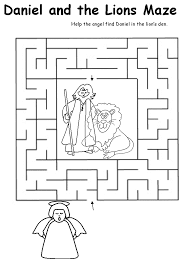 Juegos laberintos cristianos para imprimir / laberintos cristianos para ninos para imprimir laberintos ninos. Laberinto Daniel Y Los Leones Laberintos Escuela