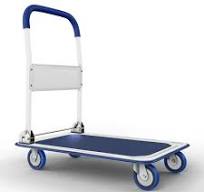 Folding Hand Truck Dolly Cart with Wheels Luggage Cart Trolley Moving 330lbs