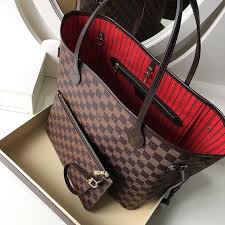 Louis Vuitton Black And Brown Checkered Purse Best Accessories Louis Vuitton Damier Neverful Handbag Classic Bag For Louis Vuitton Handbags Neverfull Vintage Louis Vuitton Handbags Louis Vuitton Handbags