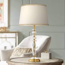 Hampton hill tate embellished table lamp sale $100.79. Flora Glam Luxury Style Table Lamp Gold Metal Clear Crystal Glass Fabric Drum Shade Decor For Living Room Bedroom House Bedside Nightstand Home Office Entryway Entryway Family Vienna Full Spectrum Buy