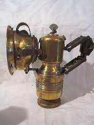 Antique Bicycle Brass Carbide Lamp Melas Antique Bicycles Antique Oil Lamps Bicycle
