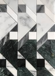 Black And White Marble Tile Designs Kelly Wearstler X Ann Sacks Liaison Lafayette Small Marble Tile Marble Interior Flooring Floor Patterns