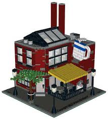 While all of these models are great for display, one of my priorities is also the playability. Lego Custom Modular Building Smokestacks Coffee Shop Instructions Only Ebay