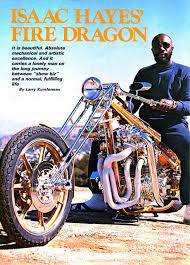 Isaac Hayes Bike Magazine Old School Chopper Vintage Motorcycle Posters