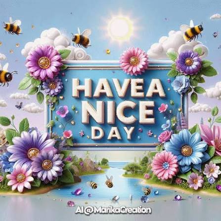 Have a nice Day (in Glitter Text)