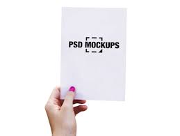 Download Hand Holding Paper Stencil Cutout Psd Mockup Psd Mockups PSD Mockup Templates