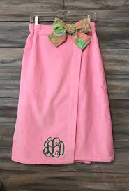 Monogram Toalla Envoltura Envoltura De Bano Toalla De Etsy In 2020 Towel Wrap Monogram Towels Lilly Pulitzer Fabric